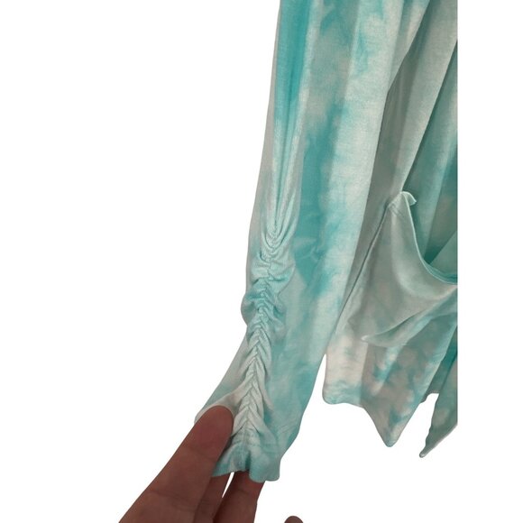 Torrid Super Soft Knits Long Sleeve Tie-Dye Open Cardigan With Pockets Size 2X - Picture 3 of 9